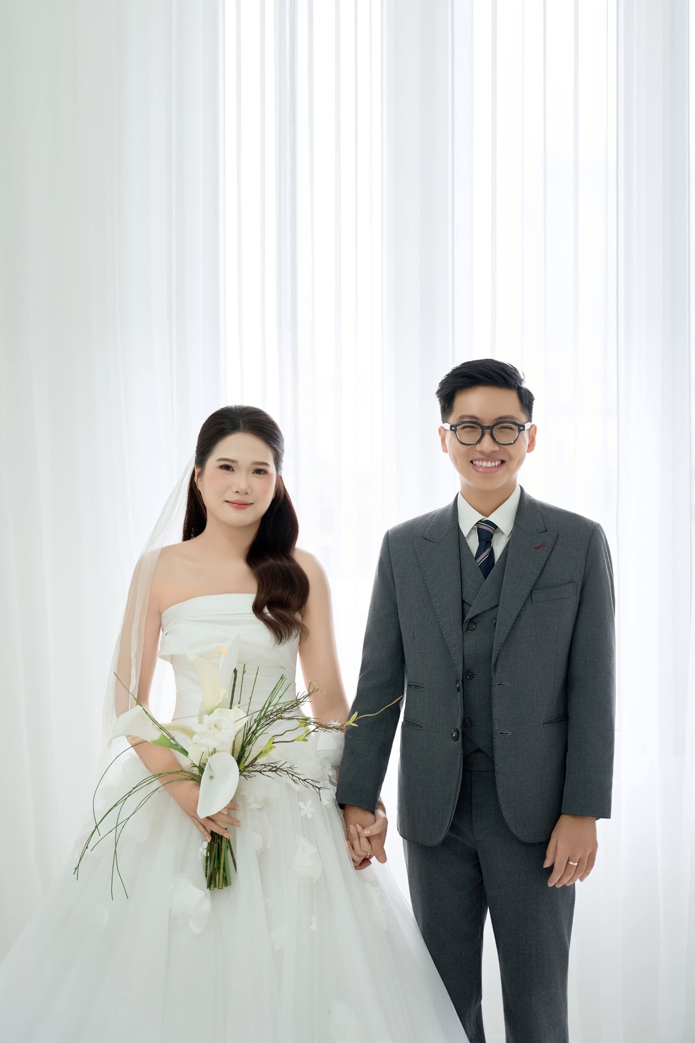 Đức Hải và Mỹ Duyên trong ngày cưới
